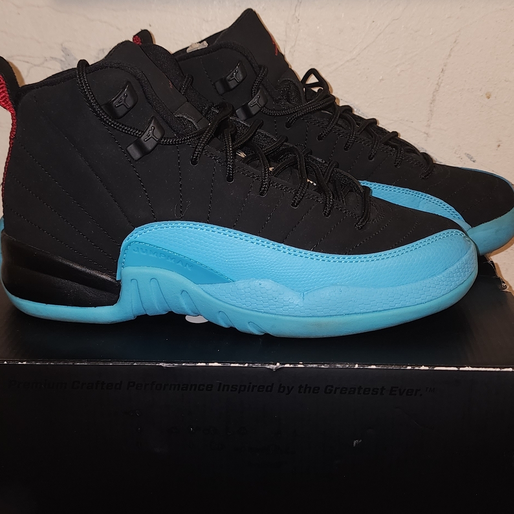 Jordan Air 12 Retro Kids Sneakers - Black, Red, Blue